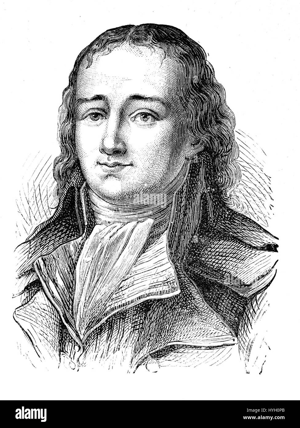 AduC 154 Chaumette (P.G., 1763-1794) is a historical figure, likely connected to the French Revolution. His life and actions are documented as part of the broader revolutionary period, which was marked by political upheaval and social change. Stock Photo