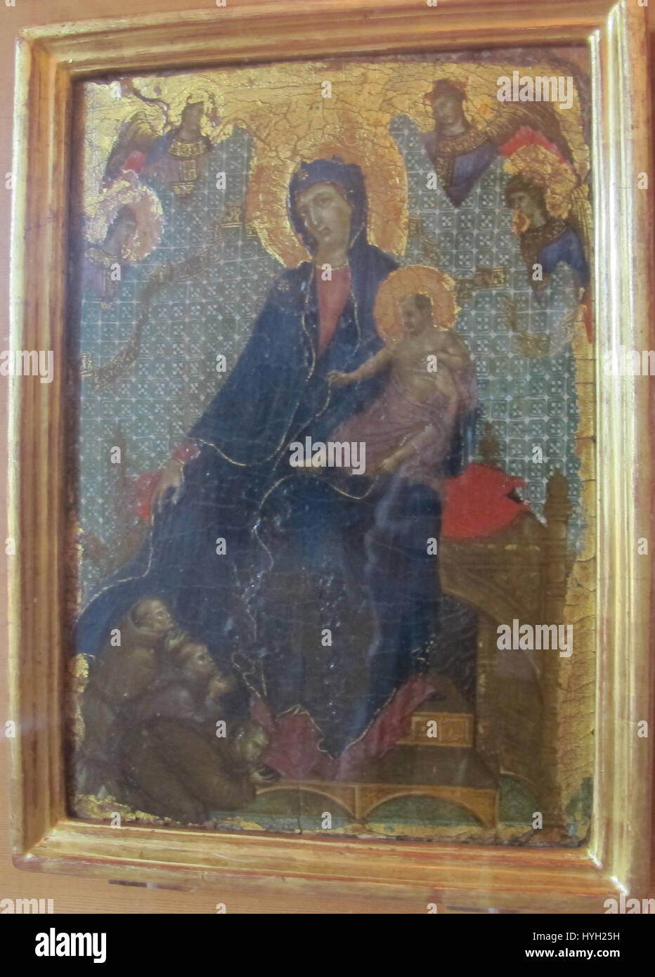 Duccio di buoninsegna, madonna dei francescani 01 Stock Photo - Alamy