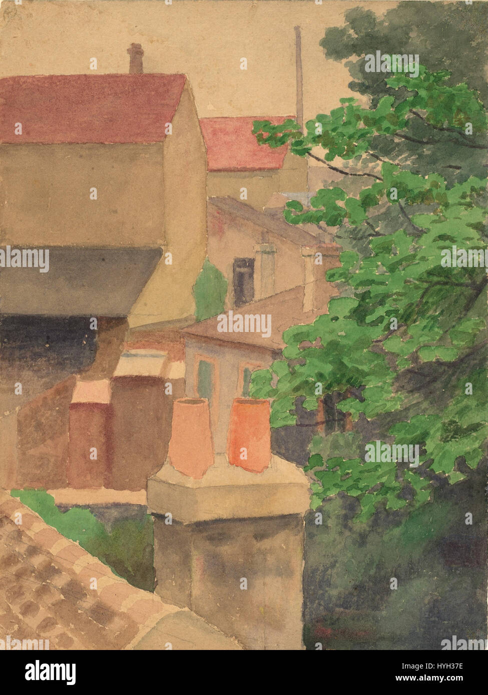 Thomas Rooftops Thomas P. Anshutz Rooftops, St. Cloud Stock Photo - Alamy