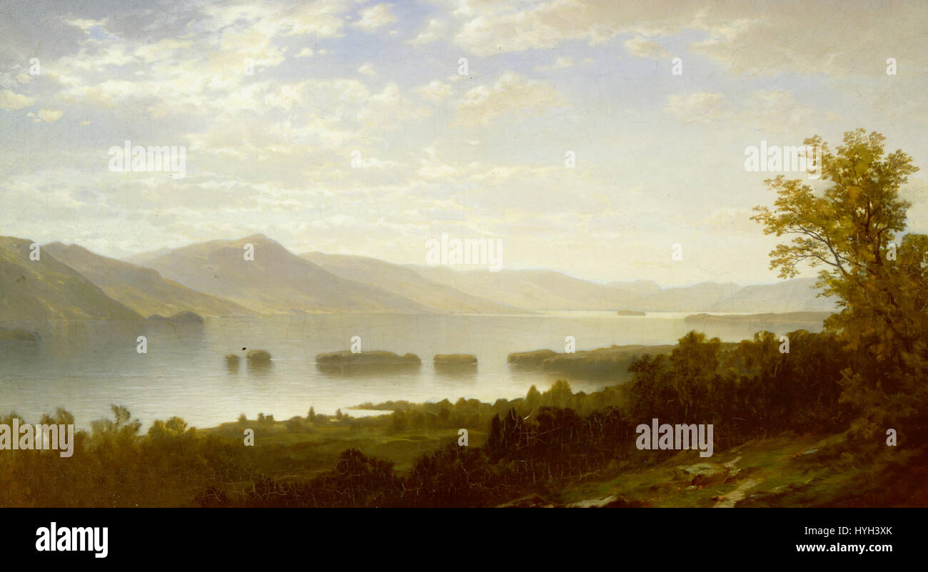 John William Casilear’s painting 'Lake George' captures the serene ...