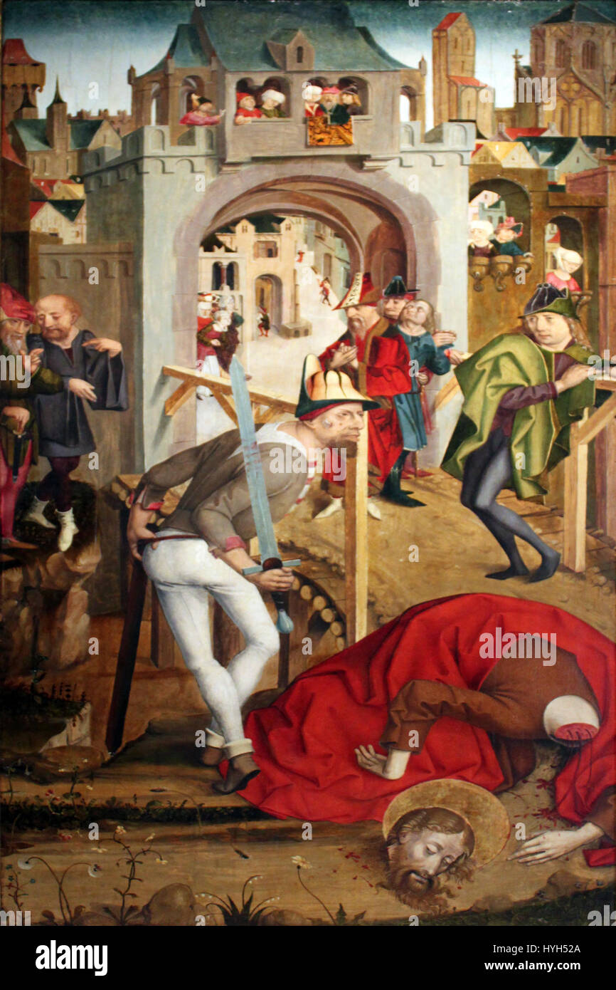 The Beheading Of John The Baptist From 1490 Depicts The Execution Of 
