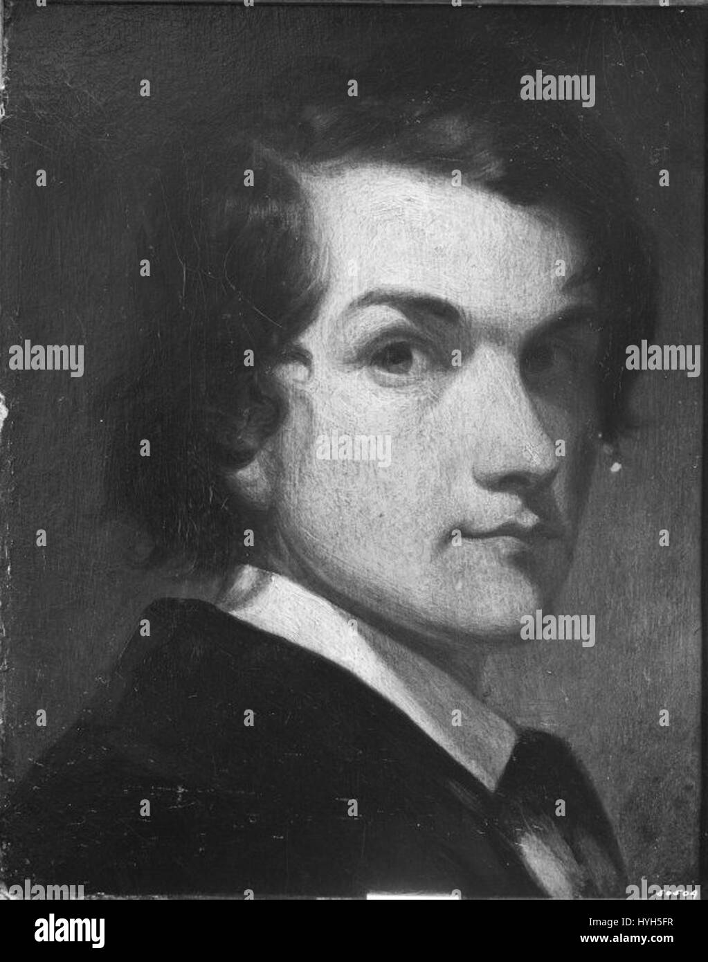 Around the portrait Black and White Stock Photos Images Alamy