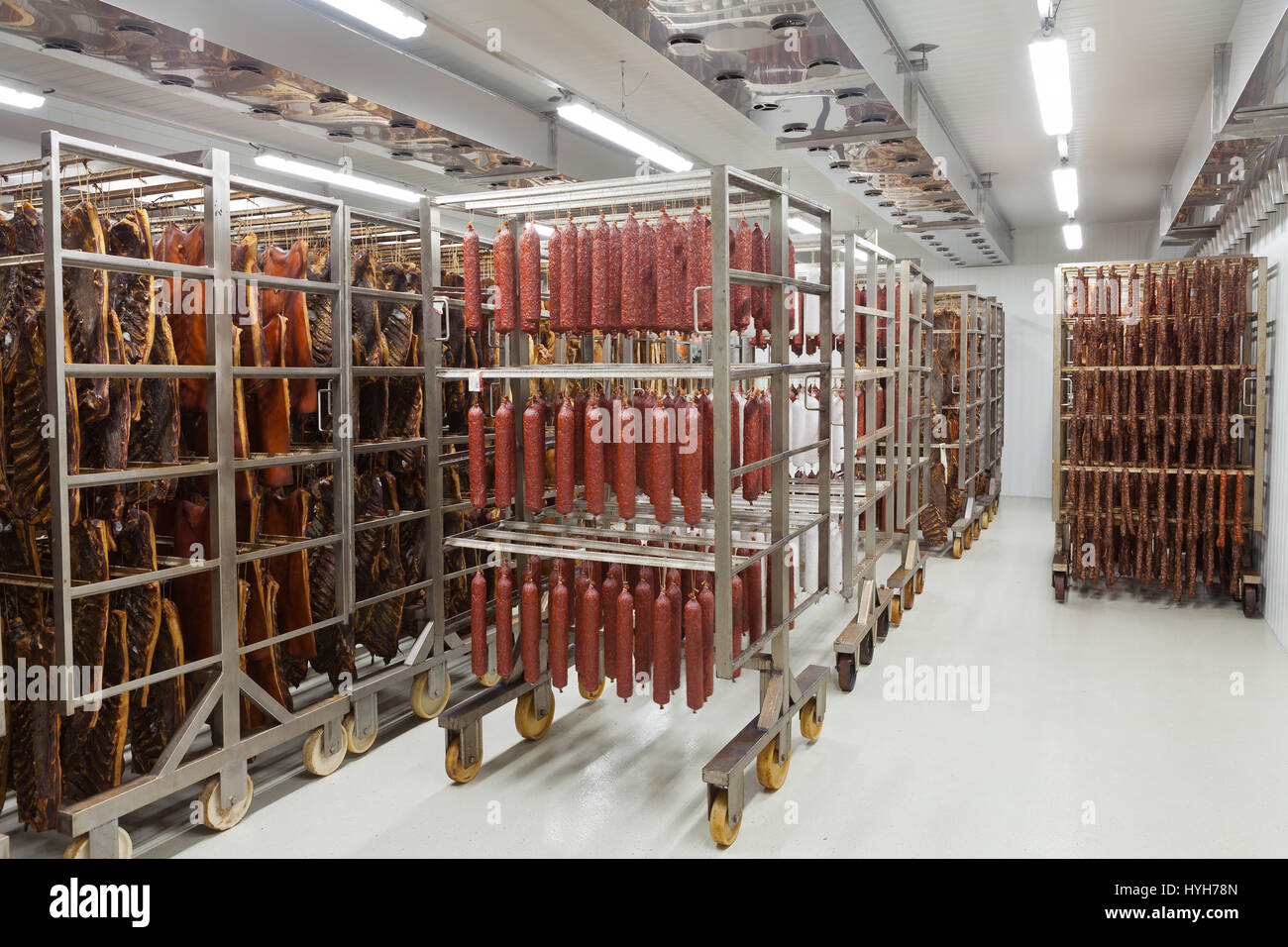 Drying pork sausage hires stock photography and images Alamy
