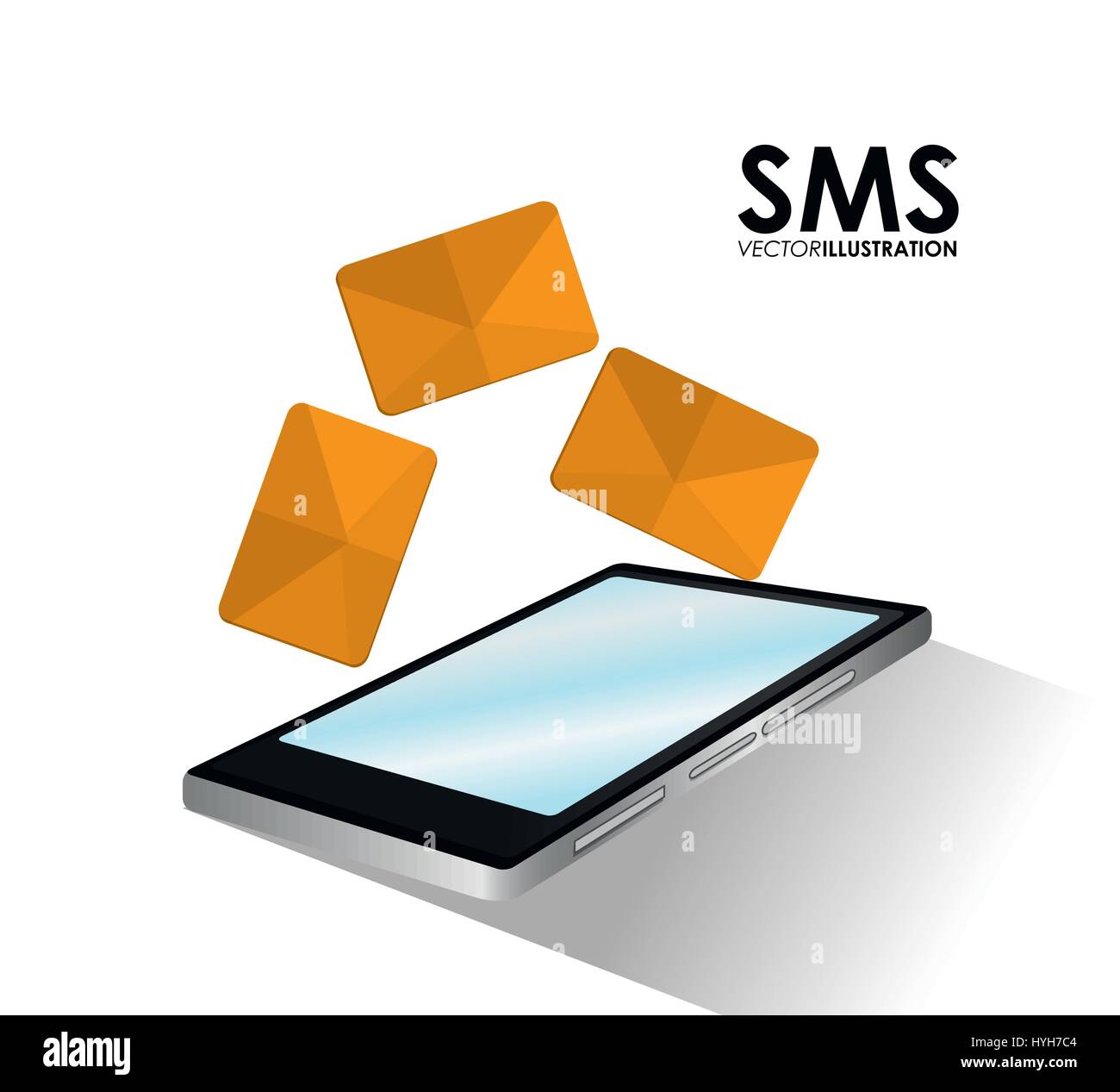 Sms and smartphone design Stock Vector Image & Art - Alamy