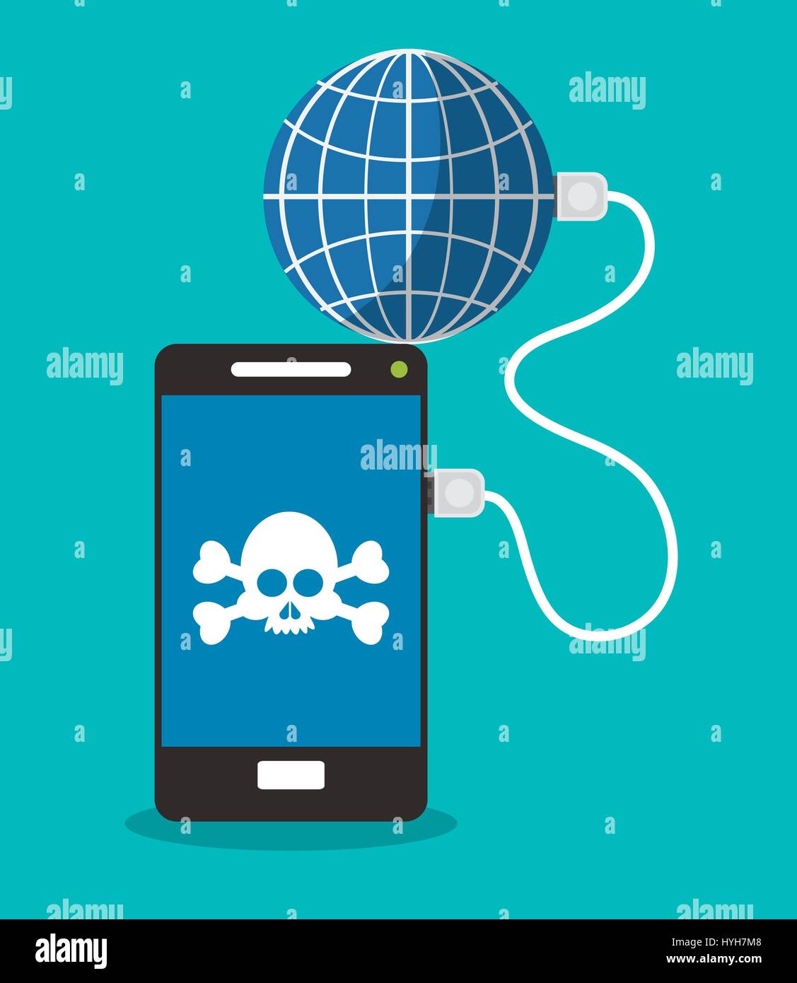 Cyber security and smartphone design Stock Vector Image & Art - Alamy