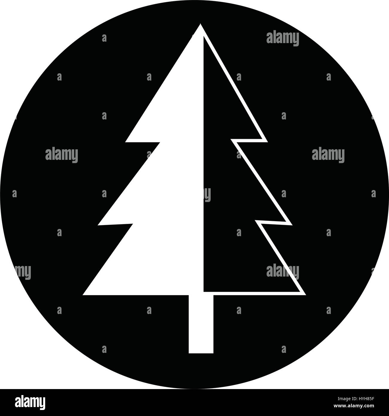 Christmas tree icon Stock Vector Image & Art - Alamy