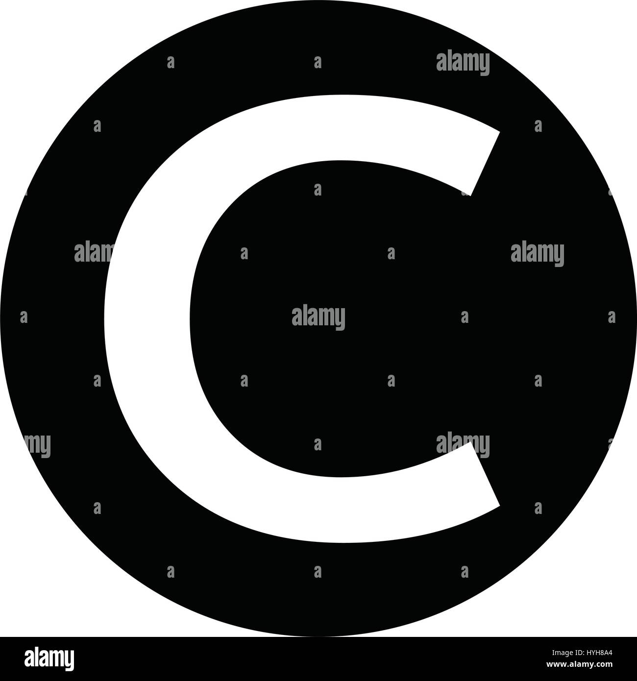 copyright symbol icon Stock Vector Image & Art - Alamy