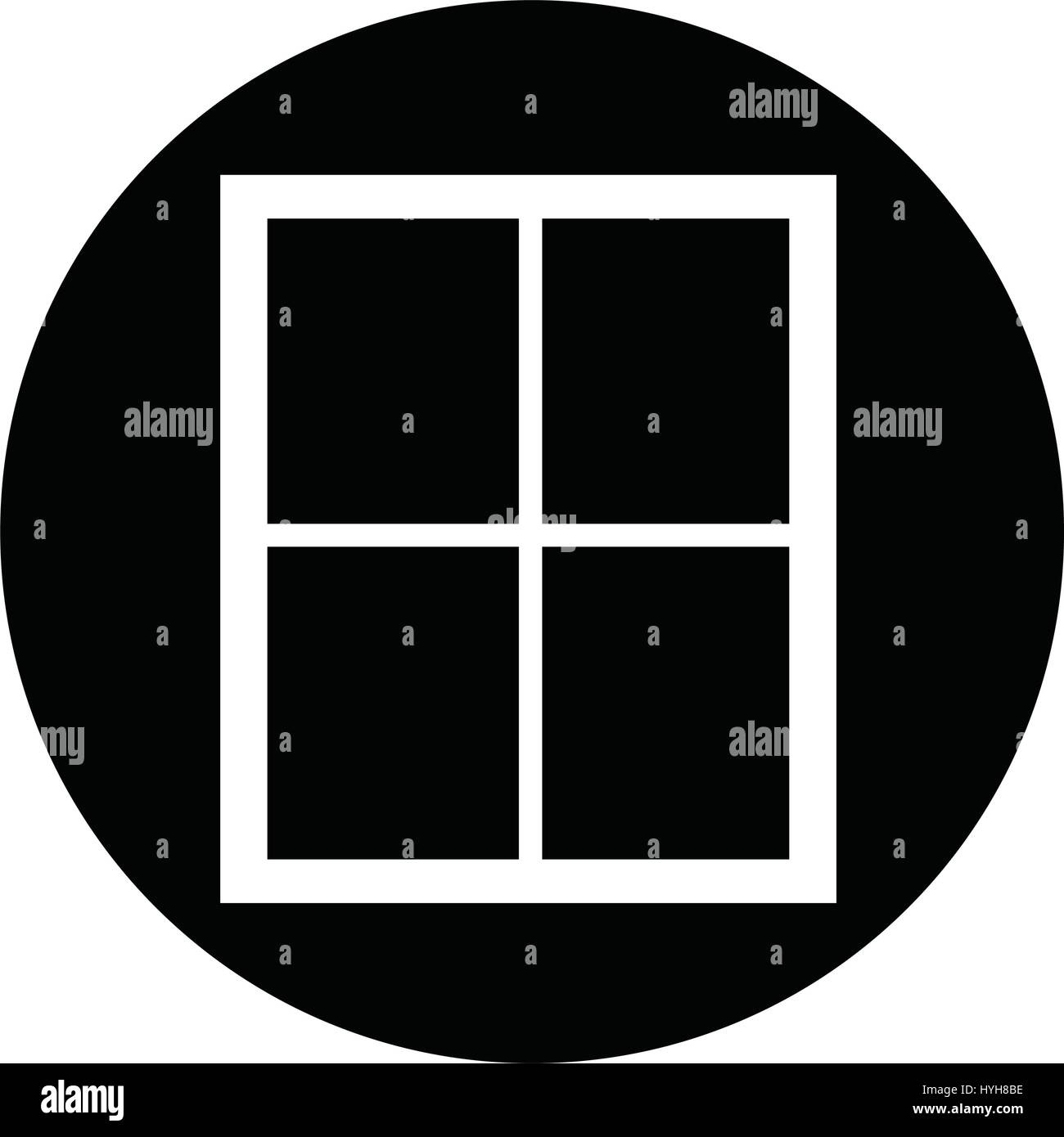 Open window exterior house Stock Vector Images - Alamy