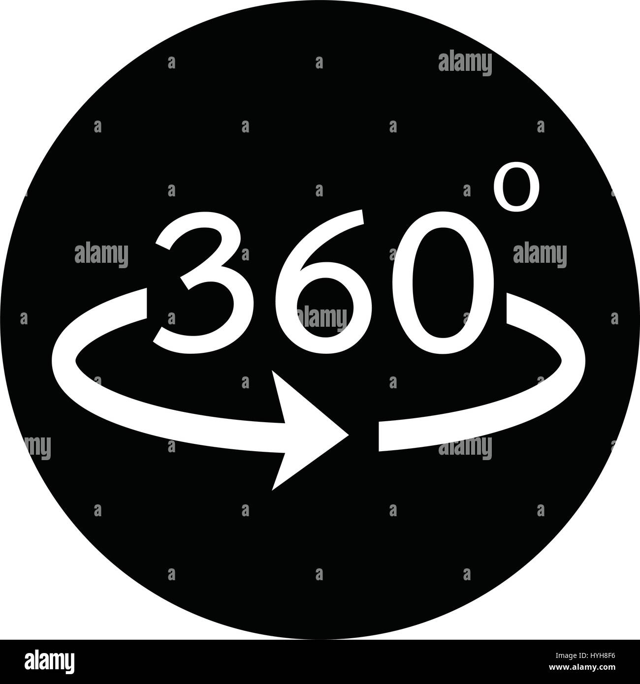 Angle 360 degrees icon Stock Vector Image & Art - Alamy