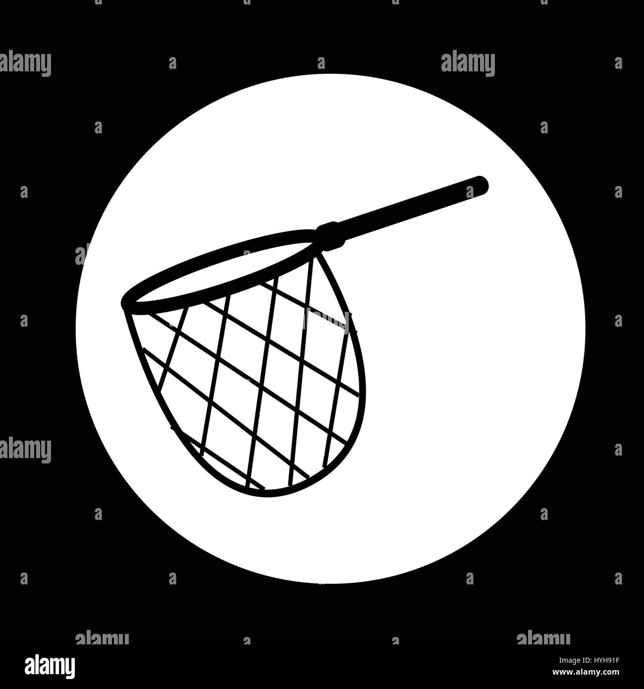 fishing hunting net icon Stock Vector Image & Art - Alamy