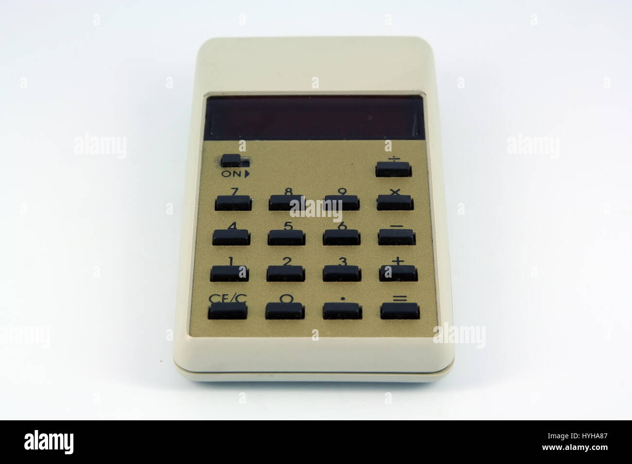 Old calculator. Vintage calculator Stock Photo - Alamy