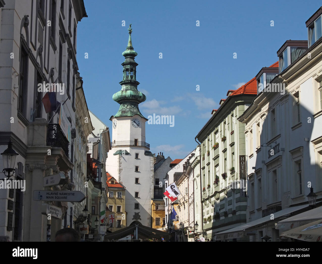 Slovacchia, Europa, Bratislava, Centro città | Slovakia, Europe, Bratislava, Town's center Stock Photo