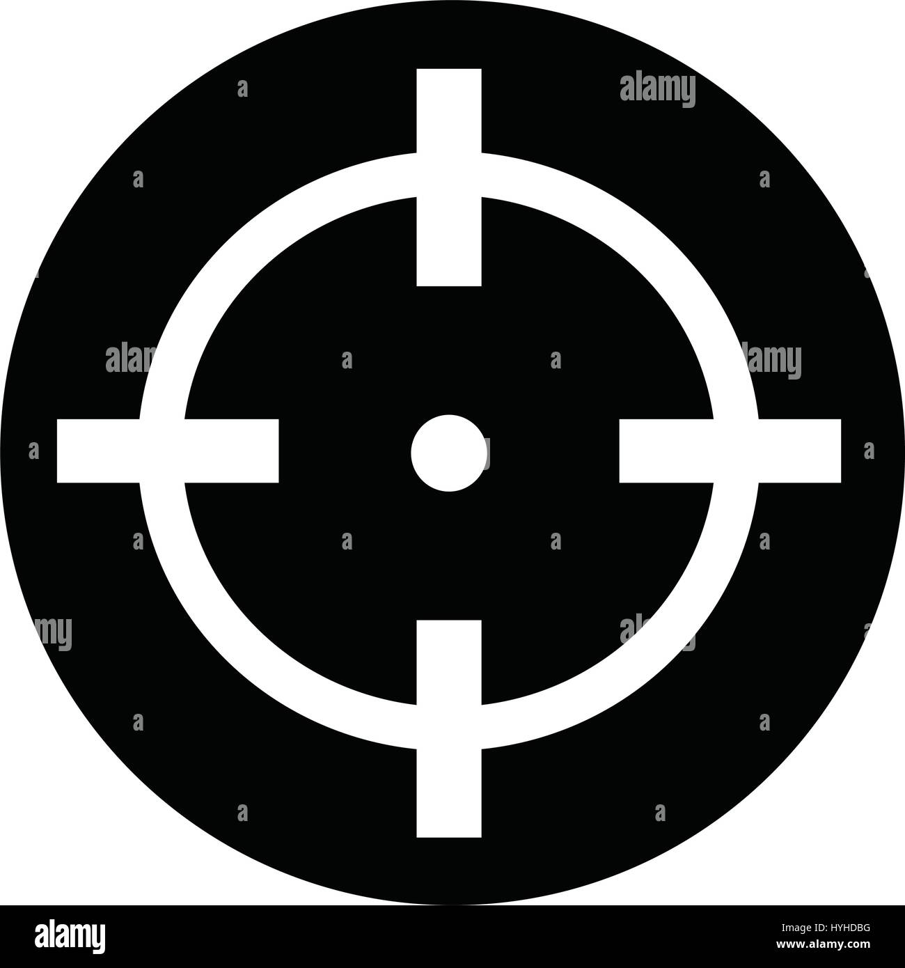 Target focus icon outline hi-res stock photography and images - Alamy