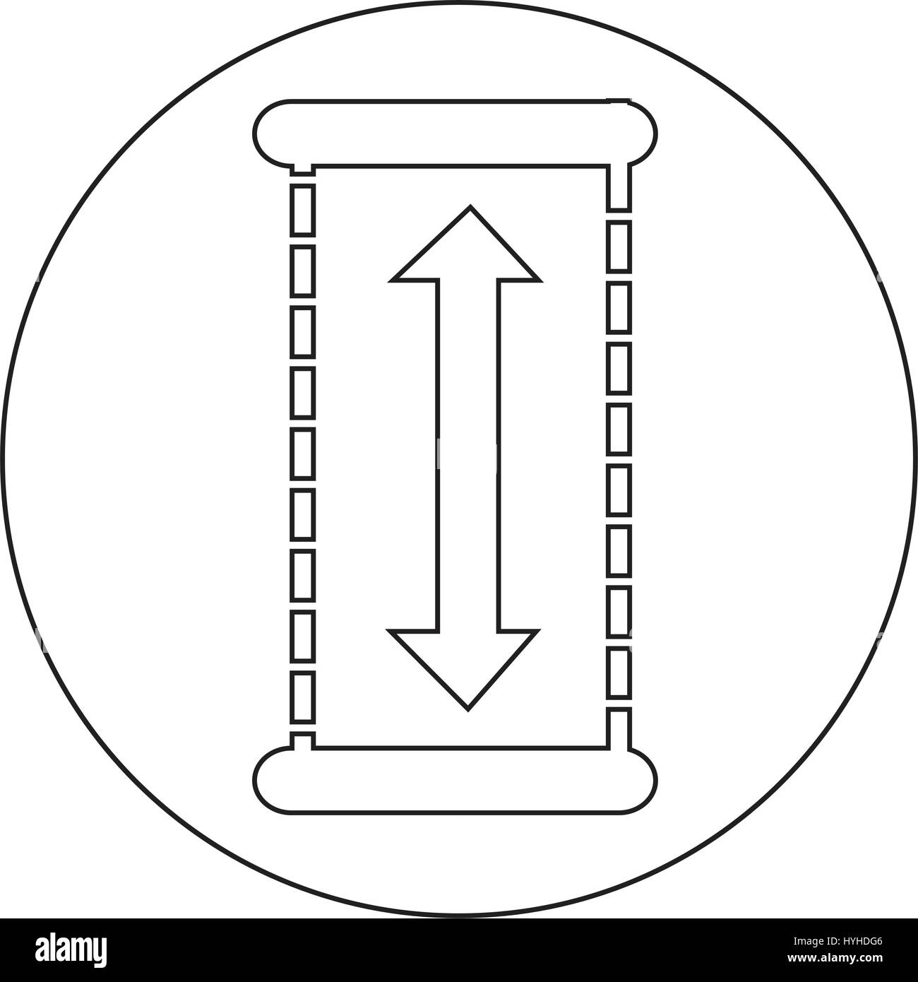 Button height Stock Vector Images - Alamy