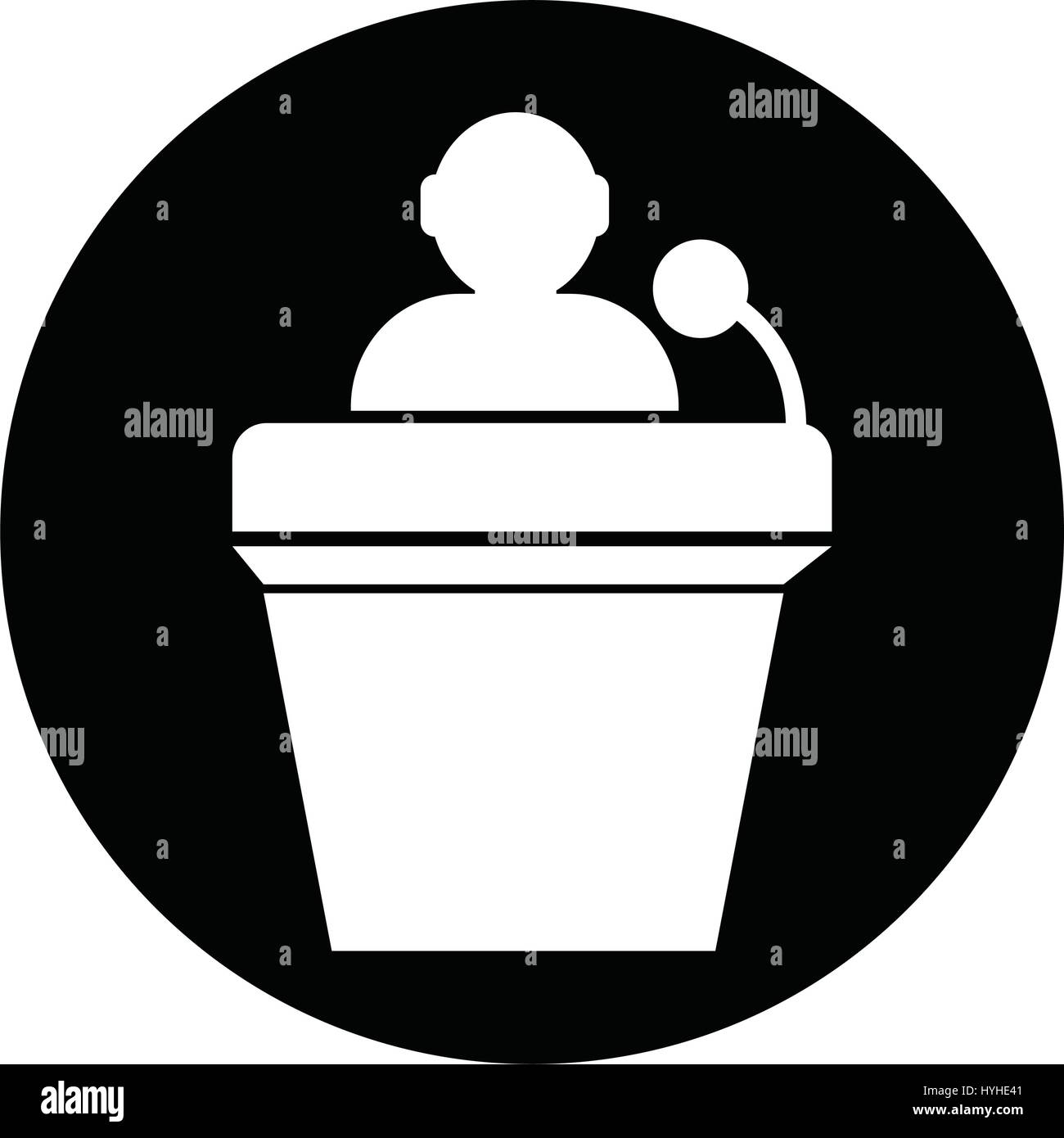 Avatar man on podium hi-res stock photography and images - Alamy