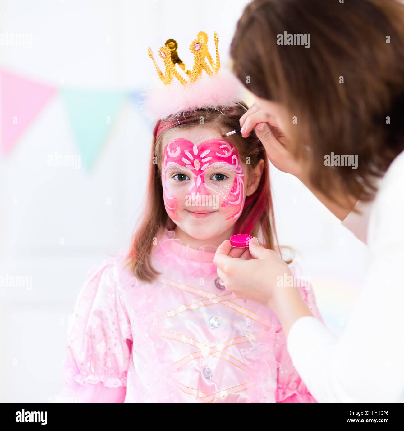 Child Carnival Costume Scary Face Painting Stock Photo 1526647835