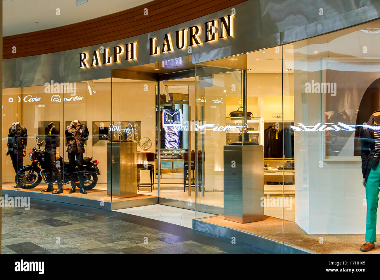 Ralph Lauren designer boutique, Marina Bay Shopping mall, Singapore Stock  Photo - Alamy