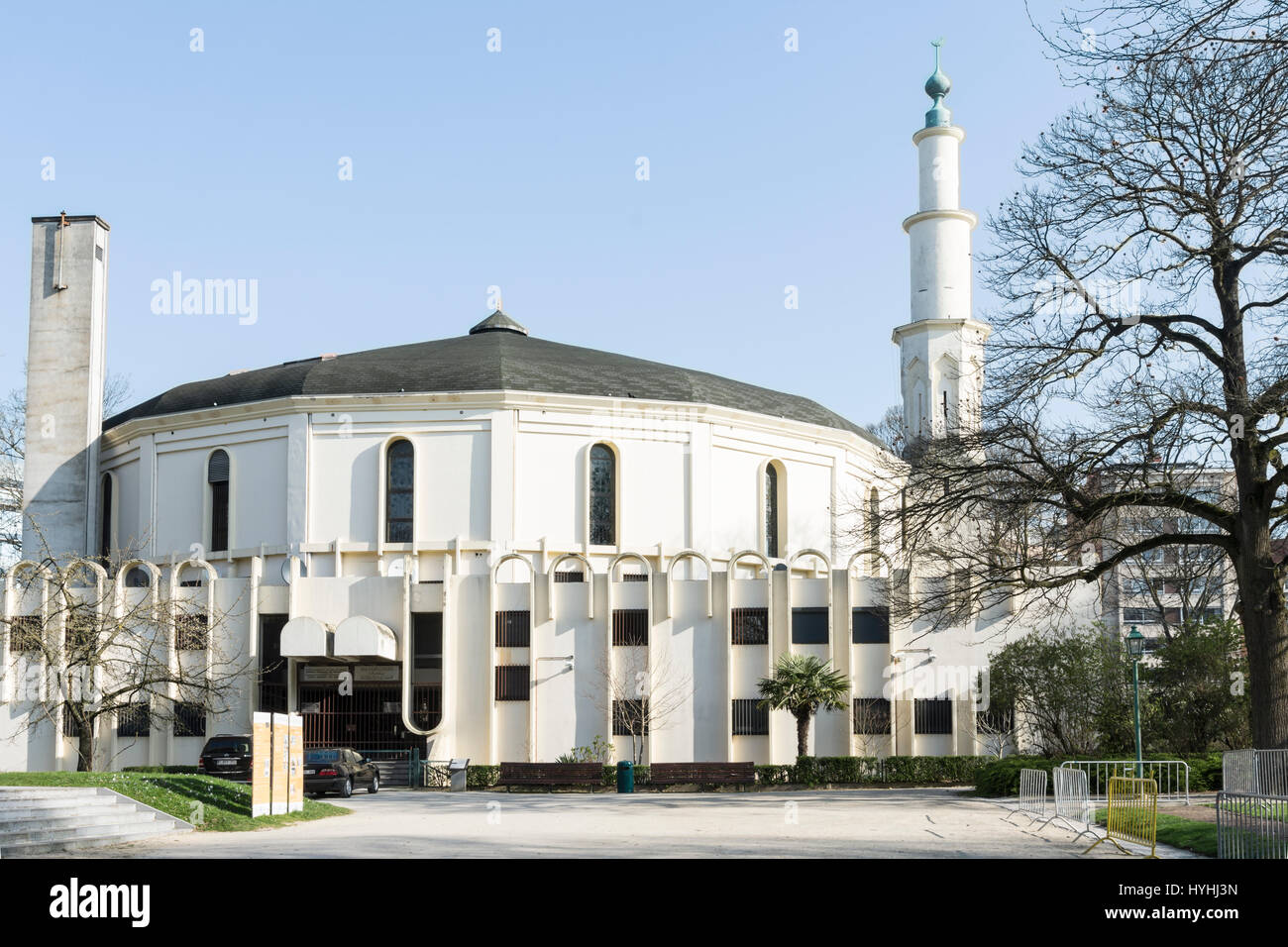 The mosque in Brussels Stock Photo