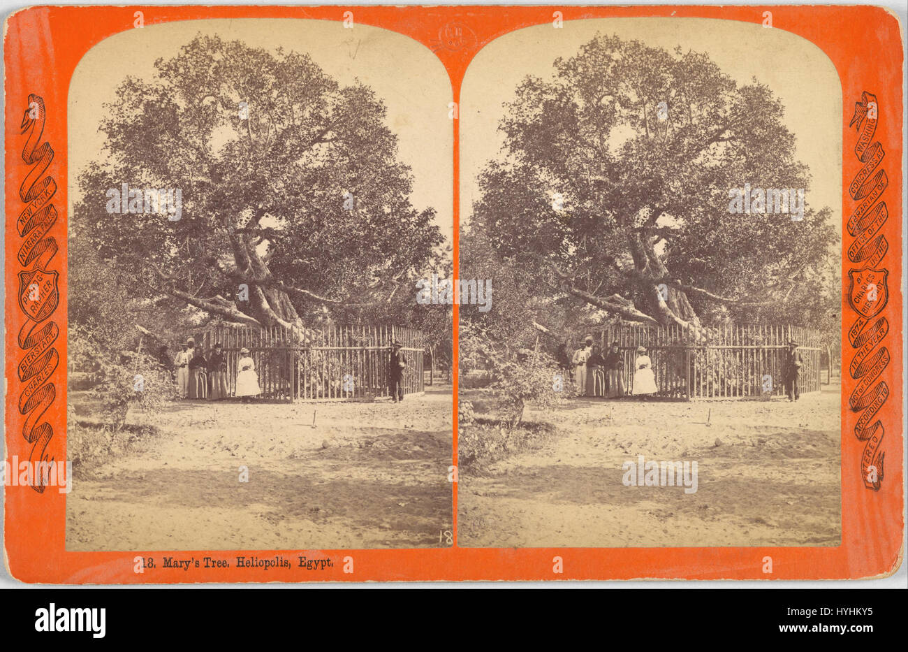 Charles Bierstadt (American, born Germany   Mary's Tree. Heliopolis, Egypt.   Google Art Project Stock Photo