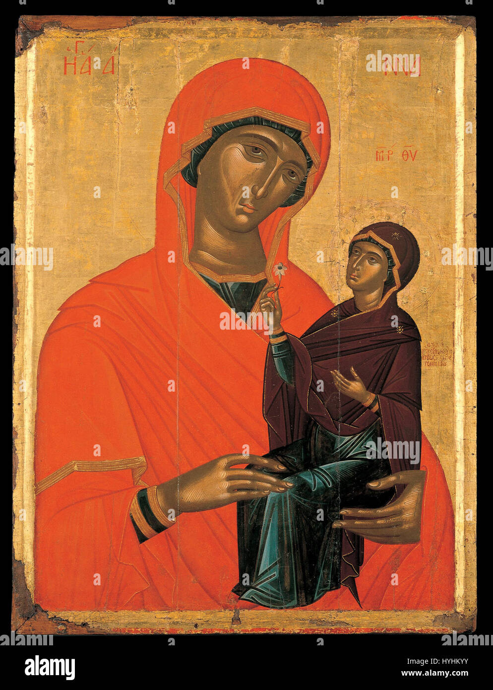 Chanter Angelos Akotandos   St Anne with the Virgin   Google Art Project Stock Photo