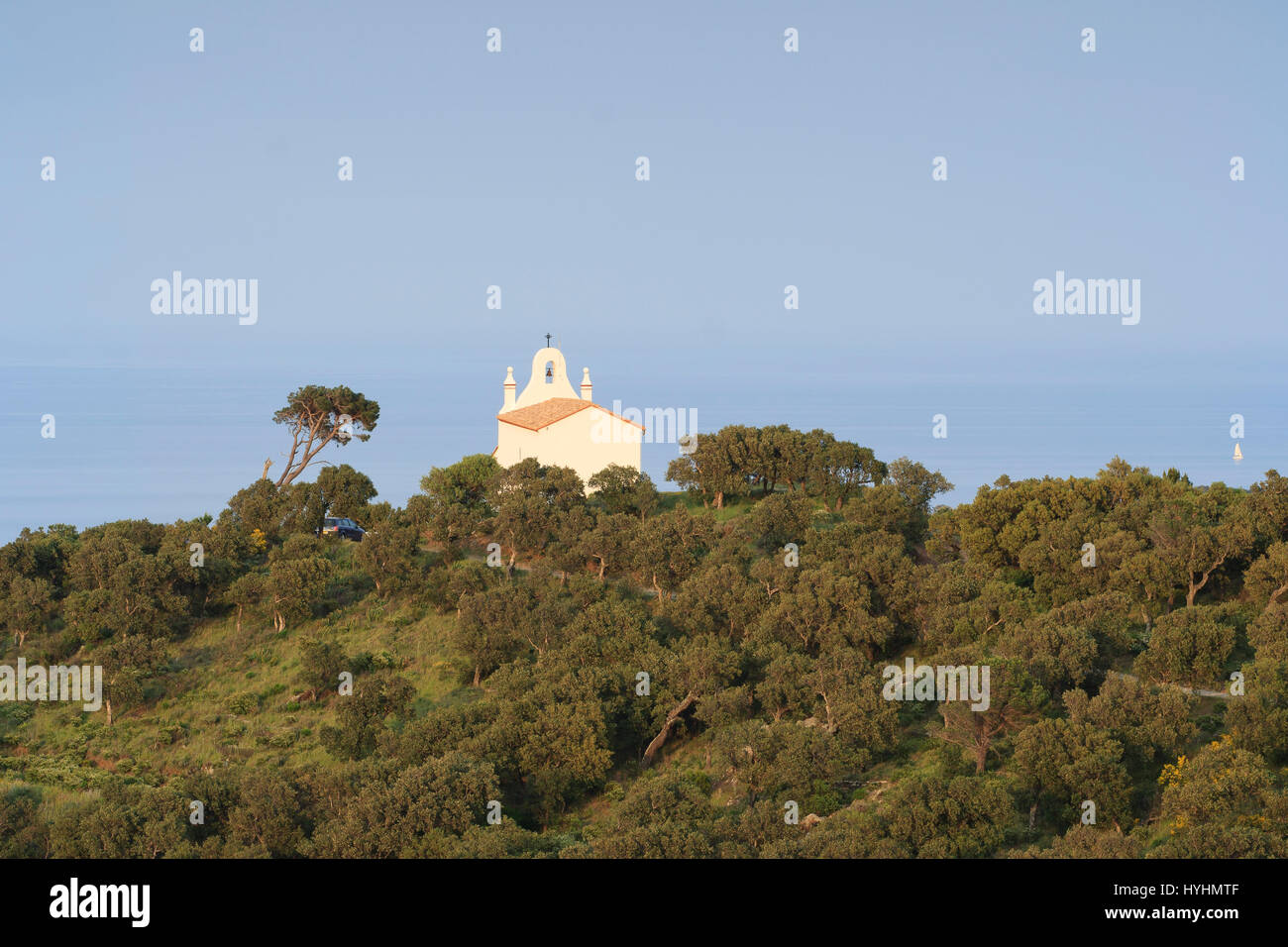 France, PyreneesOrientales, Banyulssurmer, chapel NotreDamedela