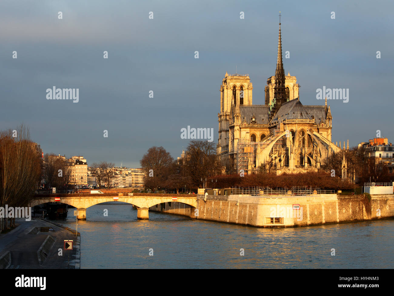 Notre Dame in Paris, France Stock Photo