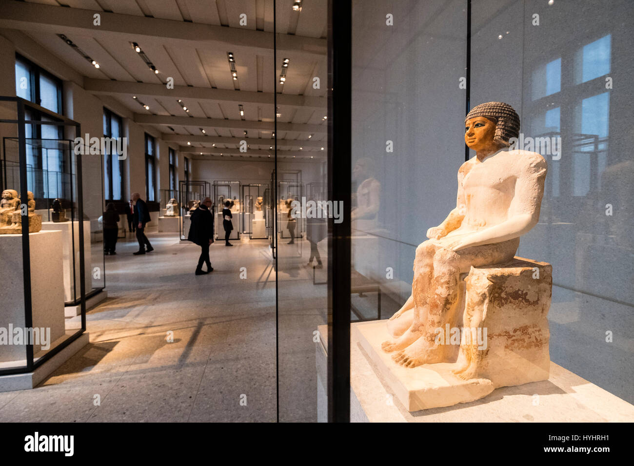 Interior of Neues Museum  on Museum Island , Museumsinsel, Berlin, Germany Stock Photo