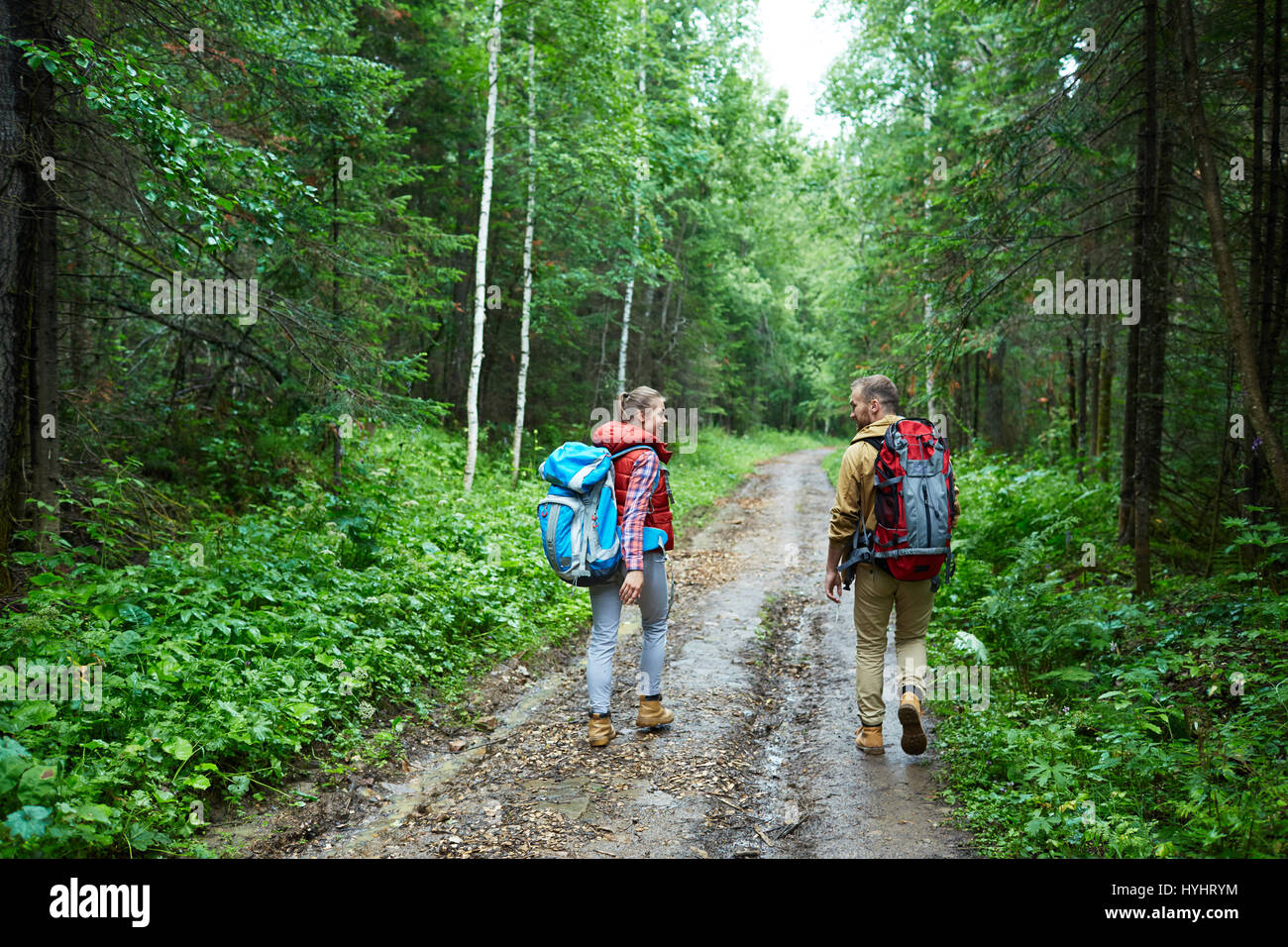 Man walking on nature hikers hi-res stock photography and images - Alamy