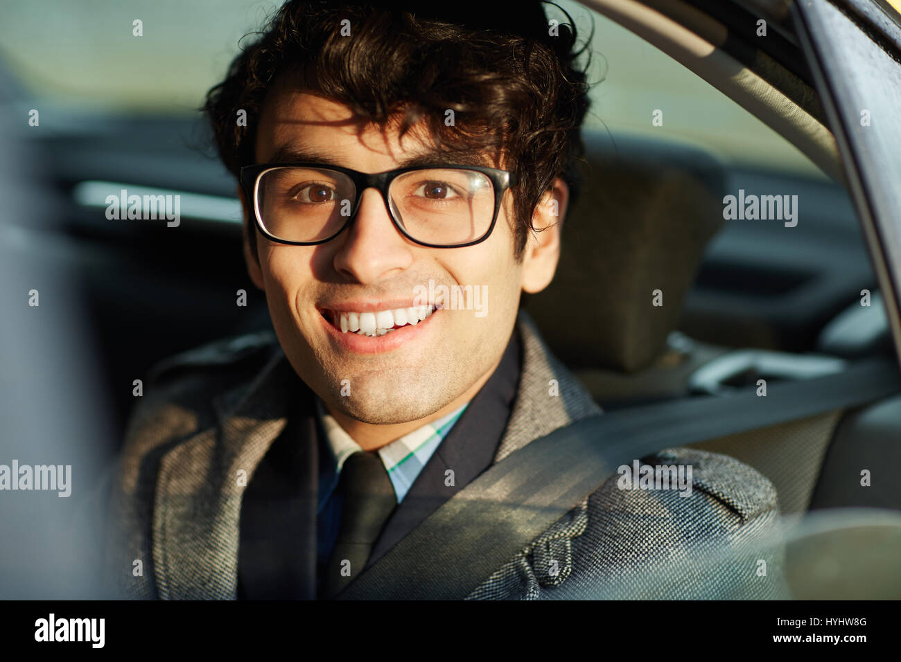 Smiling Middle - Eastern Businessman Stock Photo