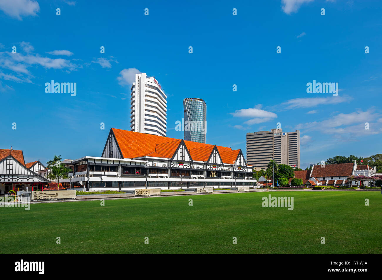 Royal Selangor Club and Cricket Ground, Kuala Lumpur, Malaysia Stock Photo