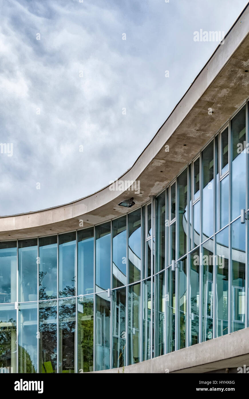 The university of Halstad's library by the river Stock Photo Alamy