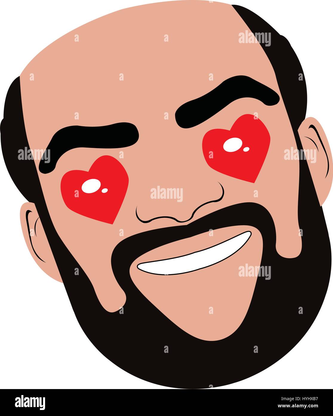 Isolated happy avatar Stock Vector Image & Art - Alamy