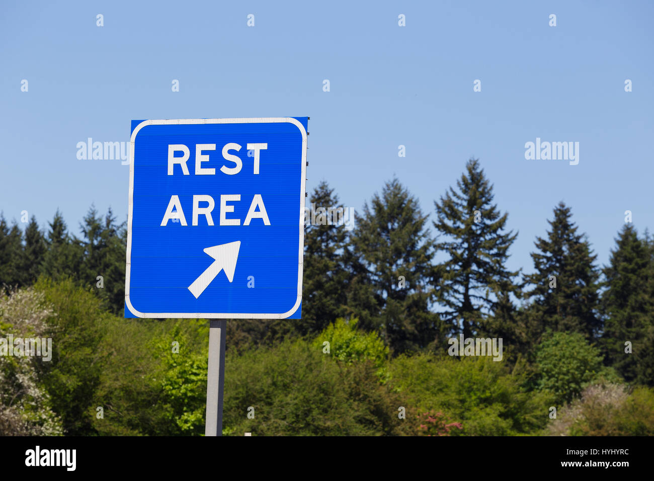 Rest area sign hires stock photography and images Alamy