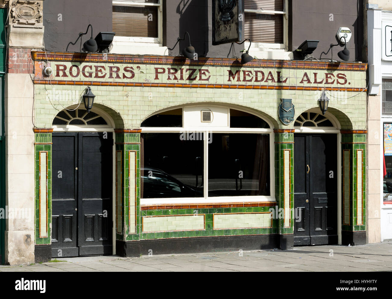 The Punch Bowl pub, Old Market Street, Bristol, UK Stock Photo