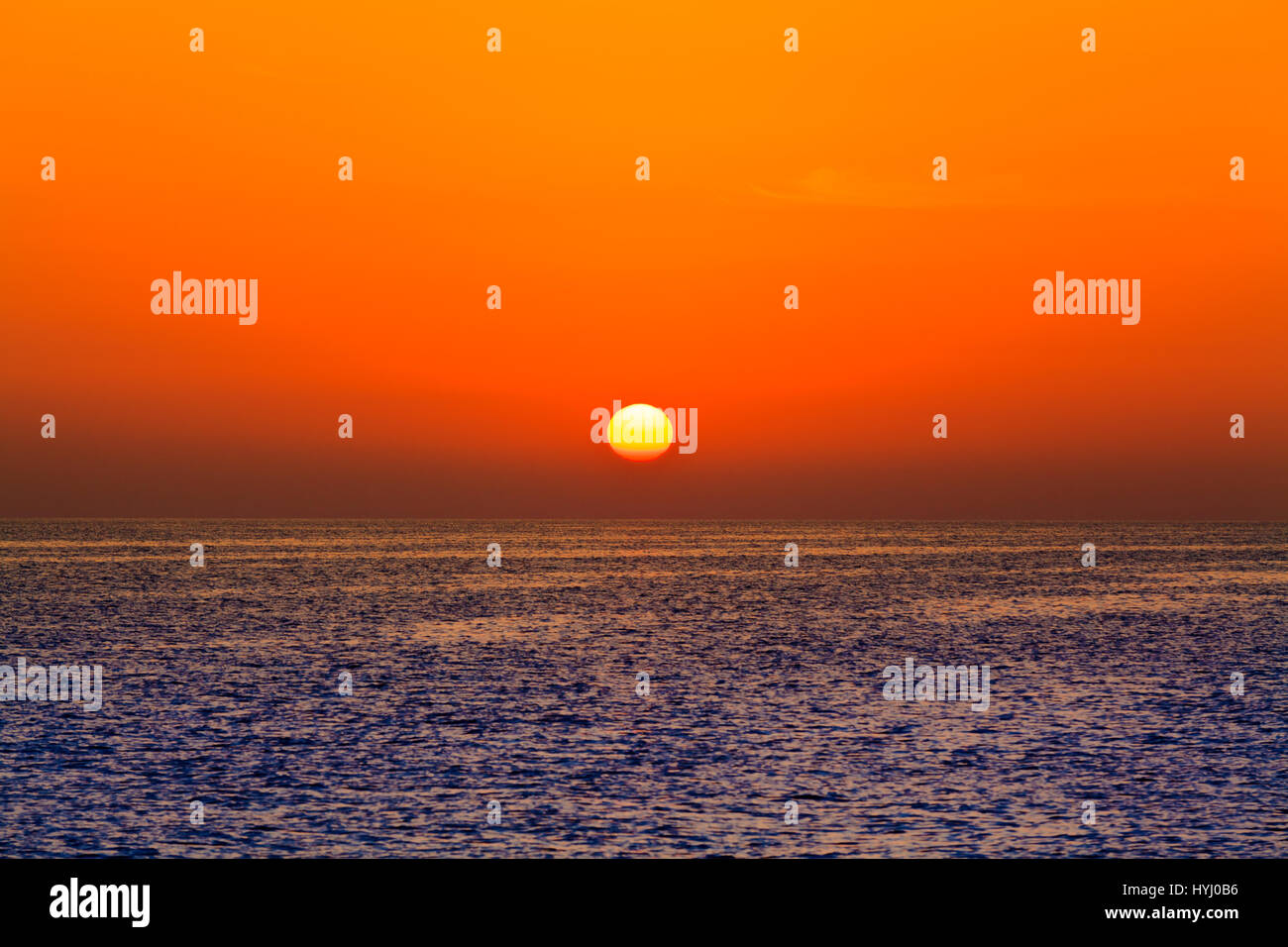 Sunset Sky. sea sunset. beautiful sunset Stock Photo - Alamy