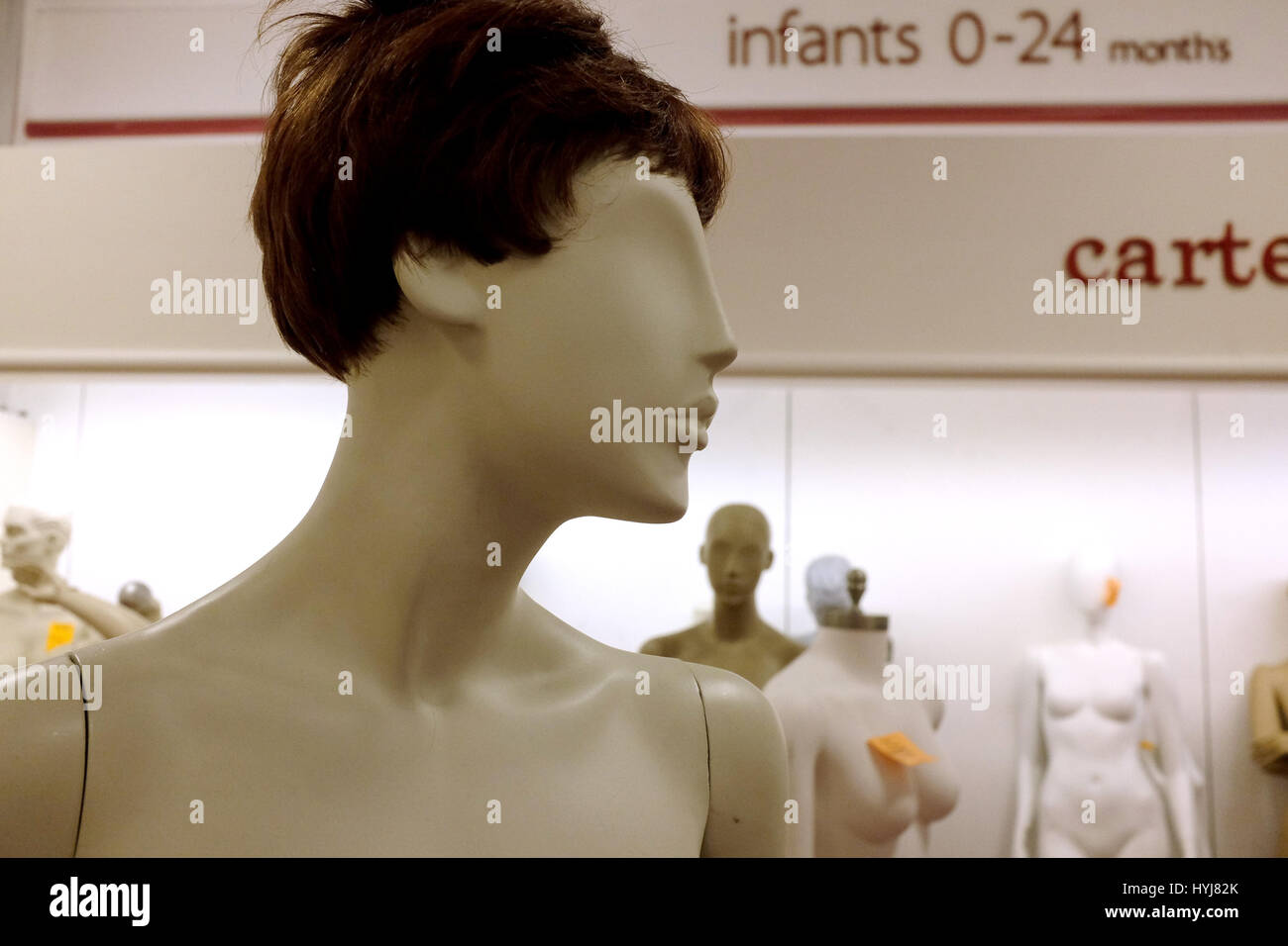 San Diego, CA, USA. 21st Feb, 2017. Mannequins were for sale as a Macy