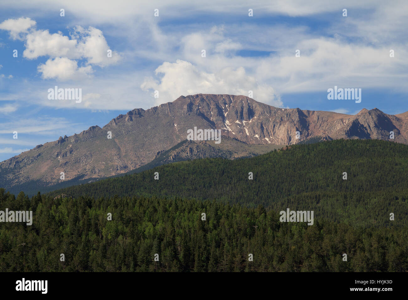 Pikes Peak Colorado Springs USA Stock Photo