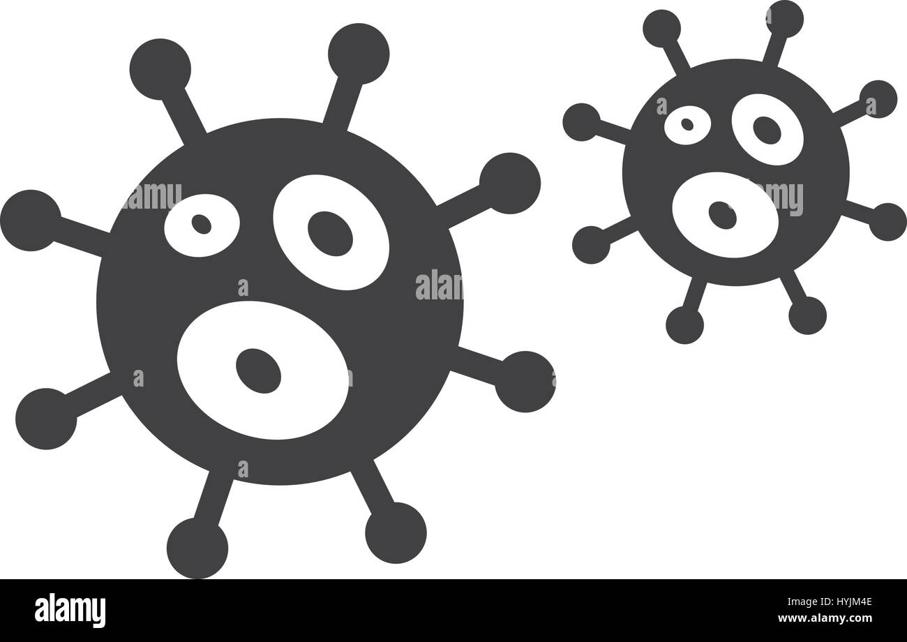 bacteria Sphere icon design Stock Vector