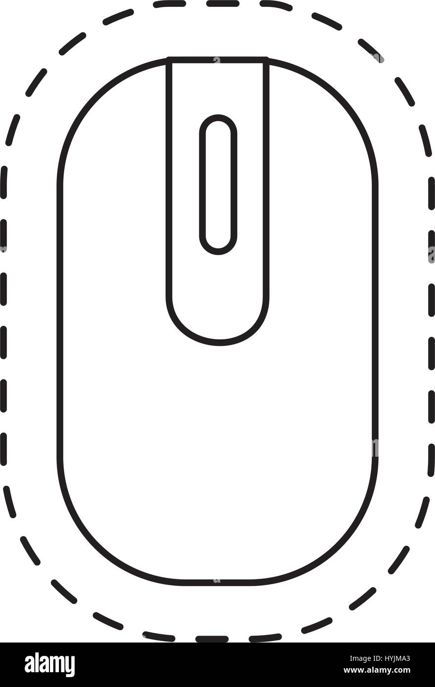 computer mouse isolated icon vector illustration design Stock Vector ...