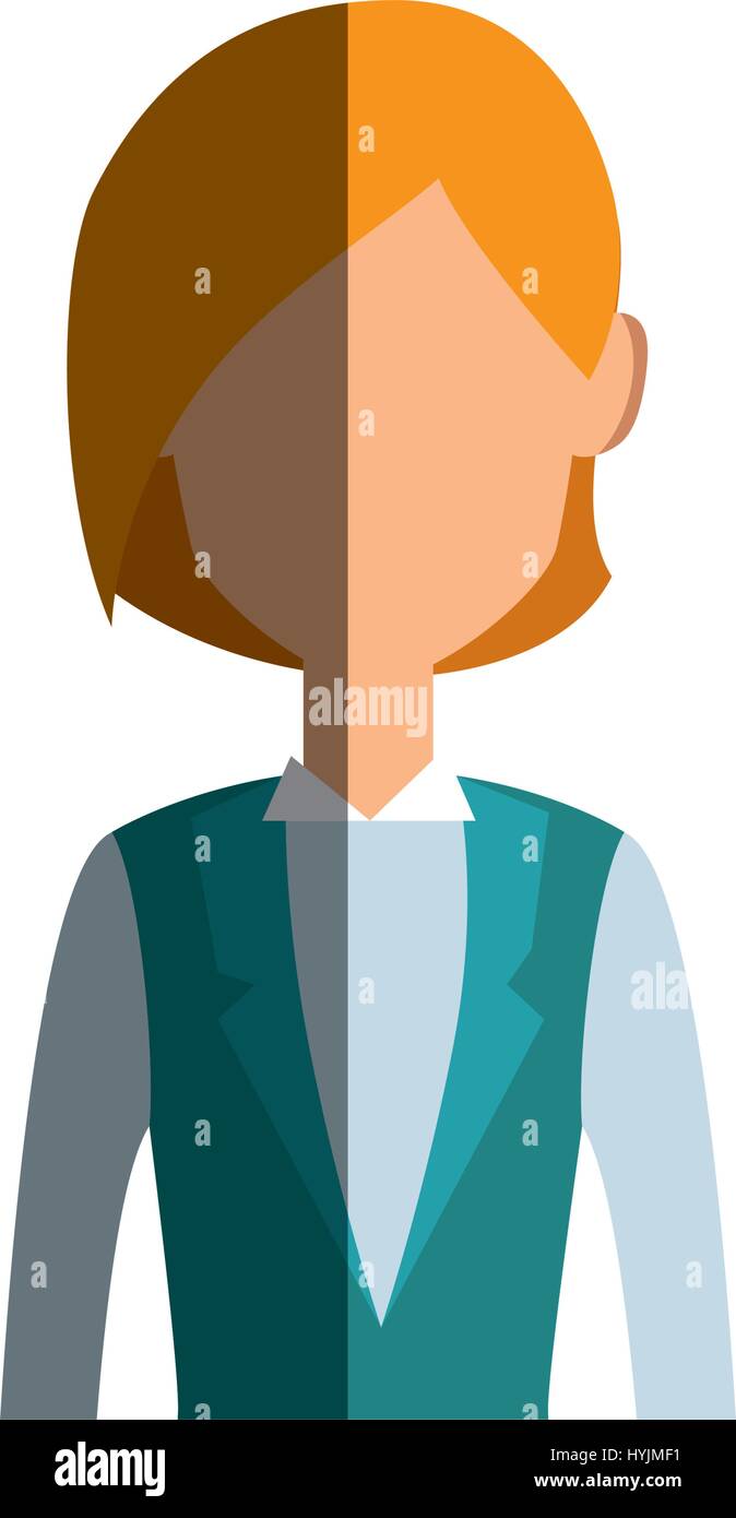 young businesswoman avatar character vector illustration design Stock ...