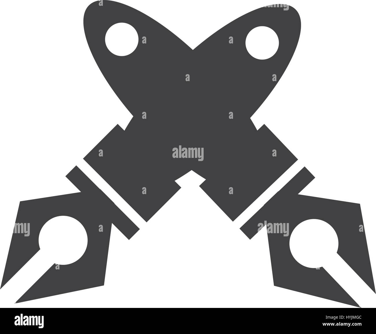 Twin pen Stock Vector Images - Alamy