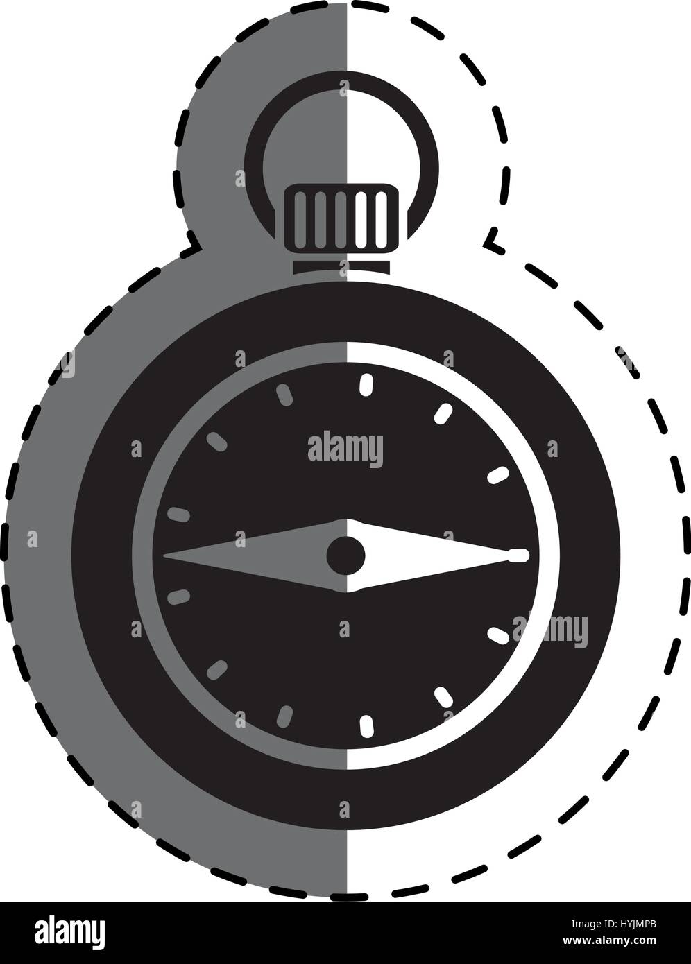 chronometer time isolated icon Stock Vector Image & Art - Alamy