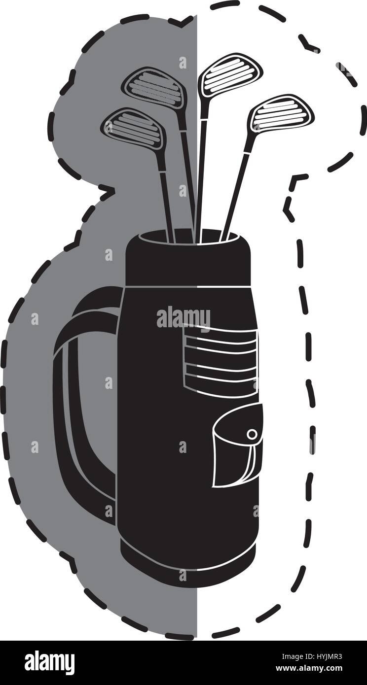 Professional golf bag Stock Vector Images Alamy