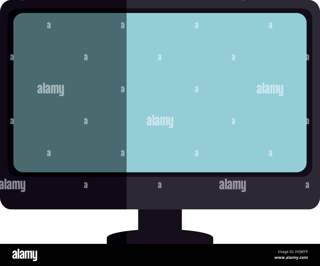 computer desktop isolated icon Stock Vector Image & Art - Alamy