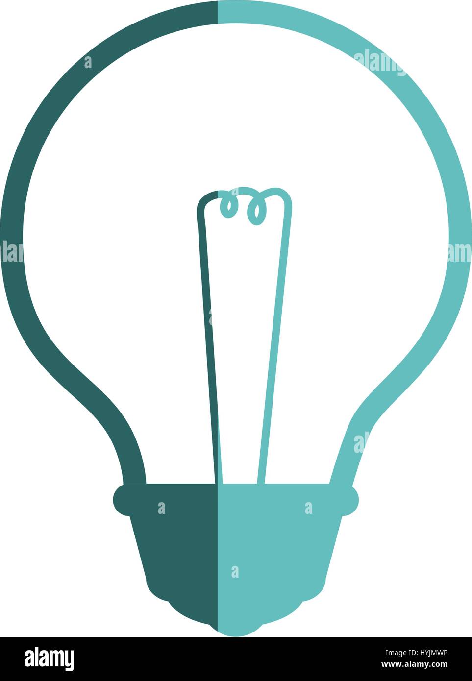 bulb light isolated icon Stock Vector Image & Art - Alamy