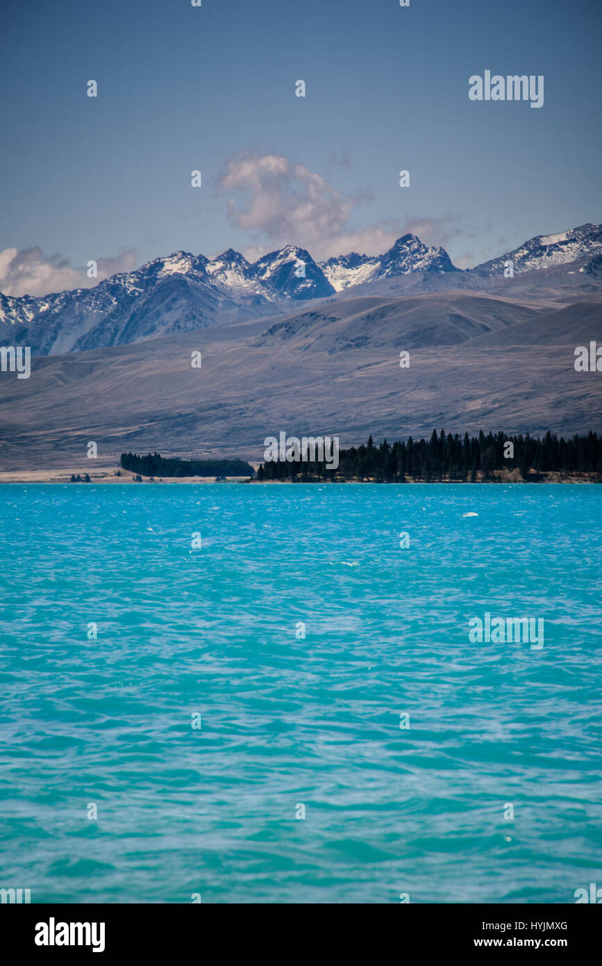 Lake Tekapo view, New Zealand Stock Photo Alamy