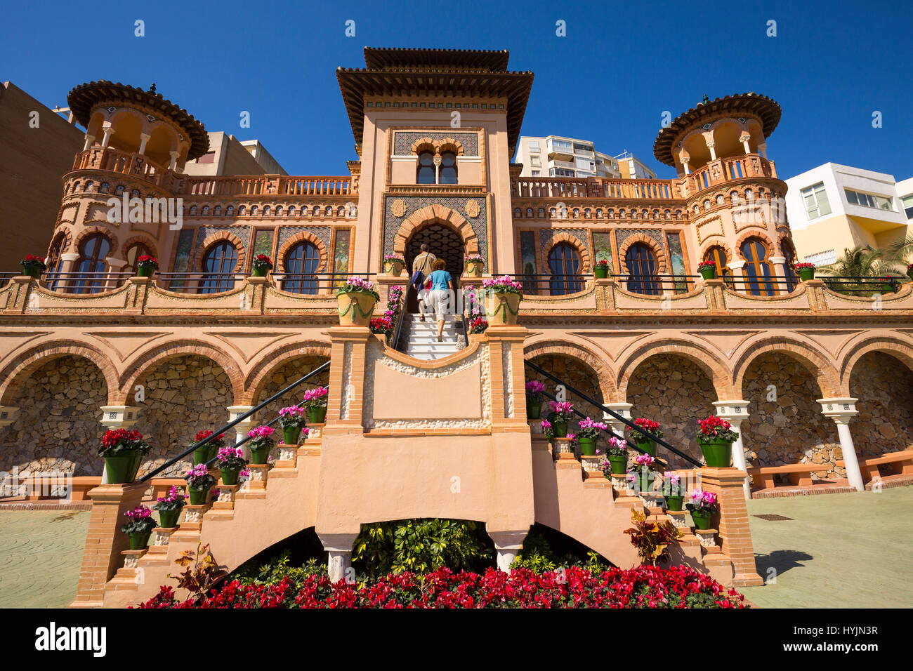 Casa Los Navajas, Torremolinos. Malaga province Costa del Sol. Andalusia Southern Spain, Europe Stock Photo