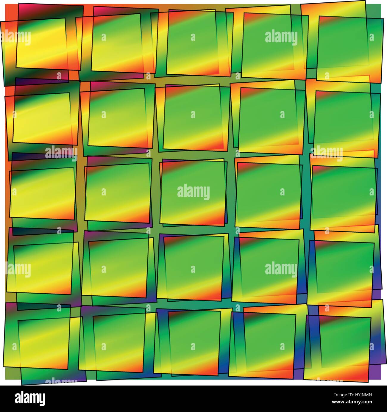 Abstract bright yellow green background with transparent squares Stock ...