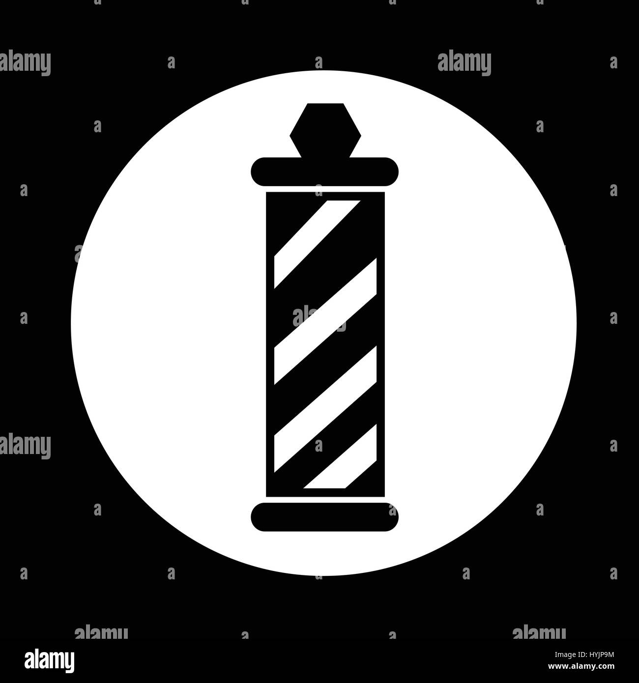 barber shop pole Icon Stock Vector Image & Art - Alamy