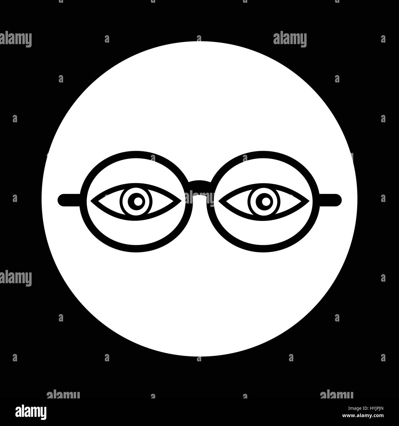 Eye Glasses Icon Stock Vector Image & Art - Alamy